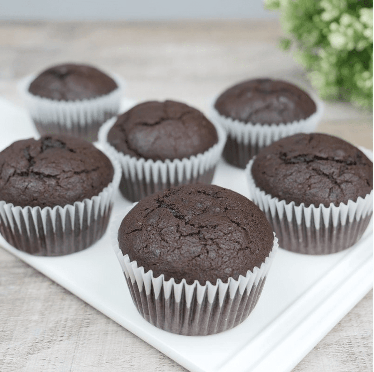 Mini Brownie Cupcakes